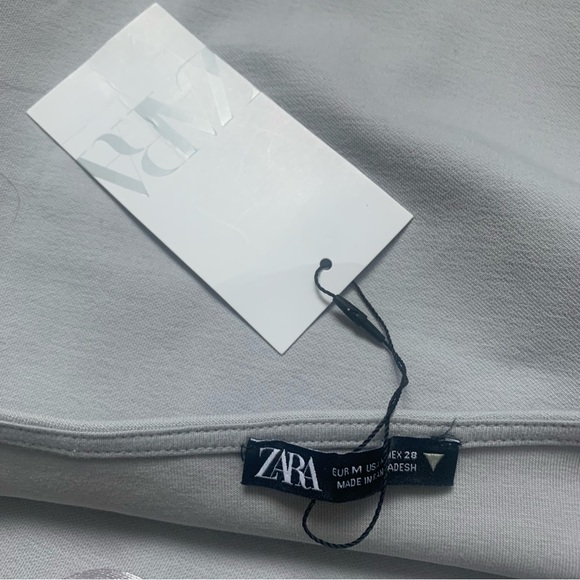 Zara Striped Gray Top - Picture 4 of 5